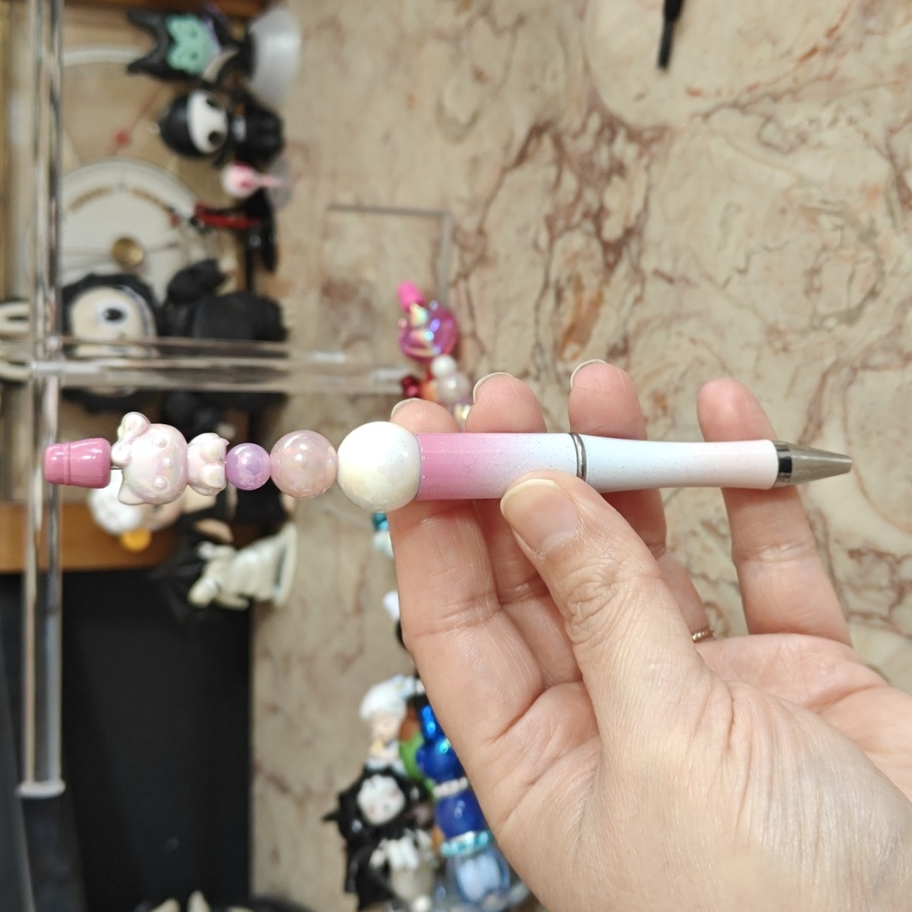 Pink HK Glitter Pen